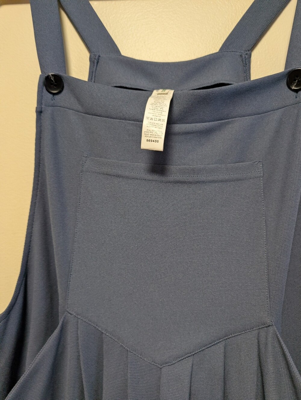 HALARA Wide-Leg Utility Jumpsuit in Slate Blue - Picture 5 of 7